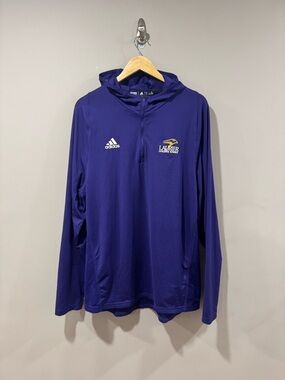 Adidas Laurier Golden Hawks Performance Quarter-Zip Performance Shirt